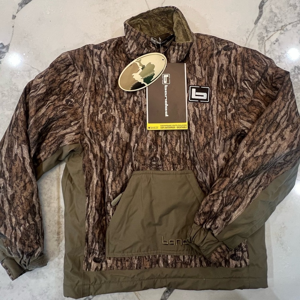 Youth Banded Camo Pullover